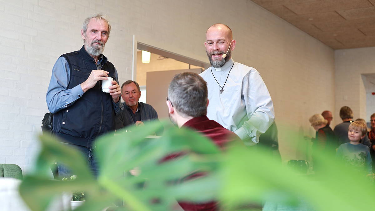 Kirkekaffe i Præstegårdsladen efter gudstjenesten